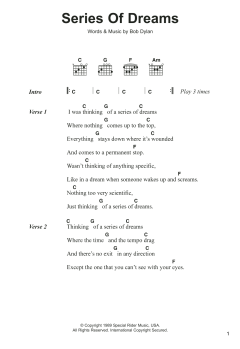 Series Of Dreams von Bob Dylan (Download) 