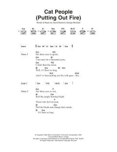 Cat People (Putting Out Fire) von David Bowie (Download) 