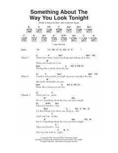 Something About The Way You Look Tonight von Elton John (Download) 