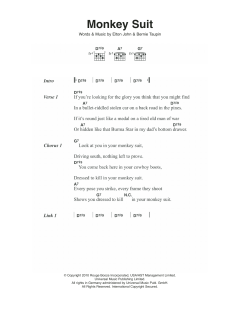 Monkey Suit von Elton John (Download) 