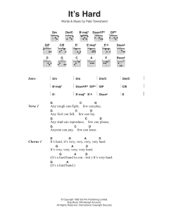 It's Hard von The Who (Download) 