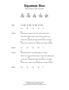 Squeeze Box von The Who (Download) 