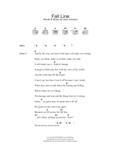 Fall Line von Jack Johnson (Download) 