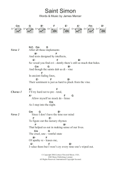 Saint Simon von The Shins (Download) 