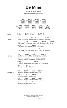 Be Mine von Donovan (Download) 