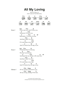 All My Loving von The Beatles (Download) 