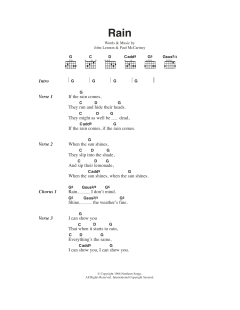 Rain von The Beatles (Download) 