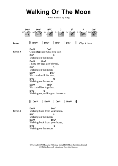 Walking On The Moon von The Police (Download) 