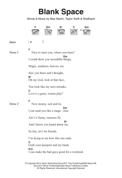 Blank Space von Taylor Swift (Download) 