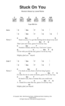 Stuck On You von Lionel Richie (Download) 
