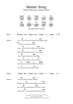 Master Song von Leonard Cohen (Download) 