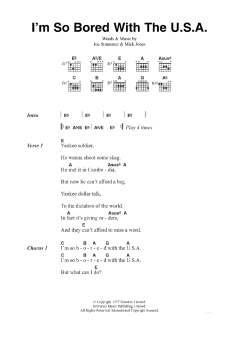 I'm So Bored With The U.S.A. von The Clash (Download) 