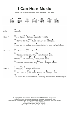 I Can Hear Music von The Ronettes (Download) 