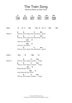 The Train Song von Nick Cave (Download) 