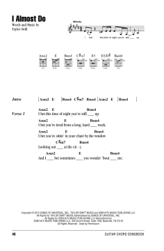 I Almost Do von Taylor Swift (Download) 