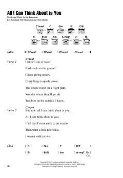 All I Can Think About Is You von Coldplay (Download) 