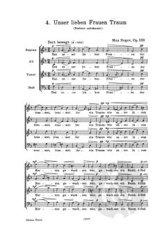 8 Geistliche Gesänge op. 138 (Max Reger) 