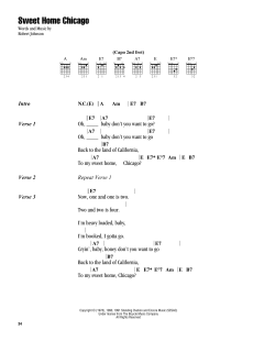 Sweet Home Chicago von Robert Johnson (Download) 