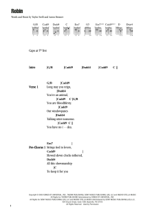 Robin von Taylor Swift (Download) 