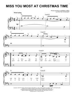 Miss You Most At Christmas Time von Mariah Carey (Download) 