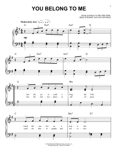 You Belong To Me von Redd Stewart (Download) 