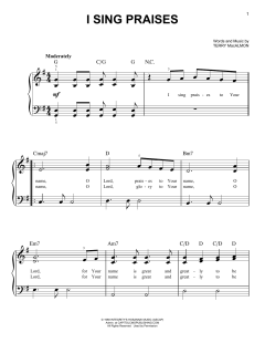 I Sing Praises von Terry MacAlmon (Download) 