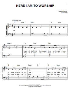 Here I Am To Worship von Tim Hughes (Download) 