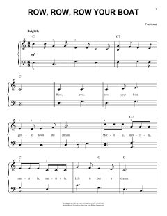 Row, Row, Row Your Boat von Traditional (Download) 