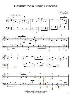 Pavane (For A Dead Princess) von Maurice Ravel (Download) 