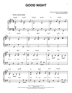 Good Night von The Beatles (Download) 