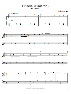 Brindisi (Libiamo) von Giuseppe Verdi (Download) 