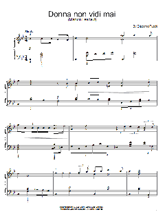 Donna Non Vidi Mai von Giacomo Puccini (Download) 