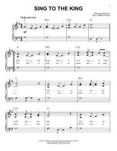 Sing To The King von Billy Foote (Download) 