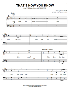 That's How You Know von Stephen Schwartz (Download) 