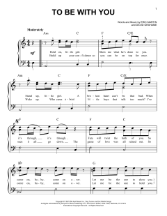 To Be With You von Mr. Big (Download) 