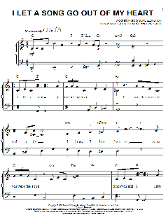 I Let A Song Go Out Of My Heart von Duke Ellington (Download) 