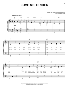 Love Me Tender von Elvis Presley (Download) 