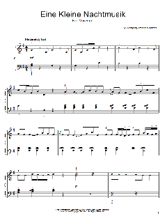 Eine Kleine Nachtmusik von Wolfgang Amadeus Mozart (Download) 