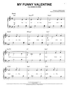 My Funny Valentine von Lorenz Hart (Download) 