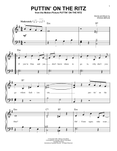 Puttin' On The Ritz von Irving Berlin (Download) 