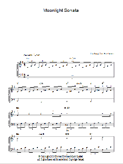 Moonlight Sonata (Mondscheinsonate), First Movement, Op. 27, No. 2 von Ludwig van Beethoven (Download) 