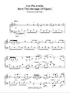 Non Piu Andrai von Wolfgang Amadeus Mozart (Download) 