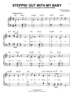 Steppin' Out With My Baby von Irving Berlin (Download) 
