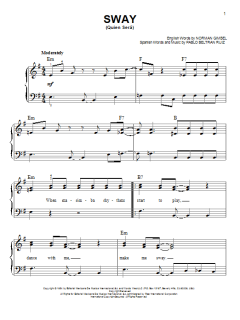 Sway (Quien Sera) von Dean Martin (Download) 