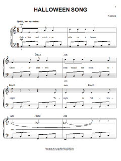 Halloween Song von Traditional (Download) 