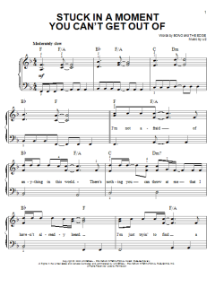 Stuck In A Moment You Can't Get Out Of von U2 (Download) 