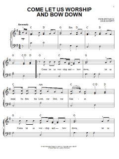 Come Let Us Worship And Bow Down von Dave Doherty (Download) 