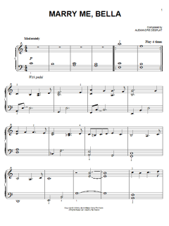 Marry Me, Bella von Alexandre Desplat (Download) 