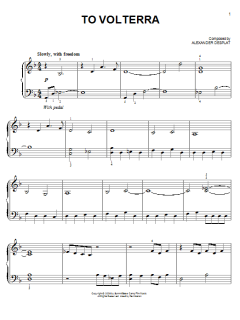 To Volterra von Alexandre Desplat (Download) 