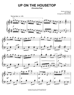 Up On The Housetop [Ragtime version] von B.R. Hanby (Download) 